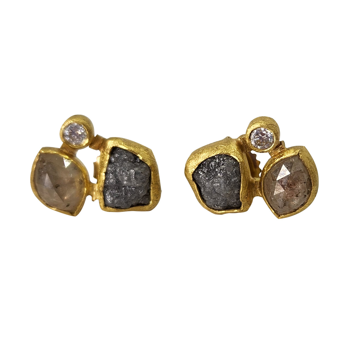 Mixed Diamond Earrings