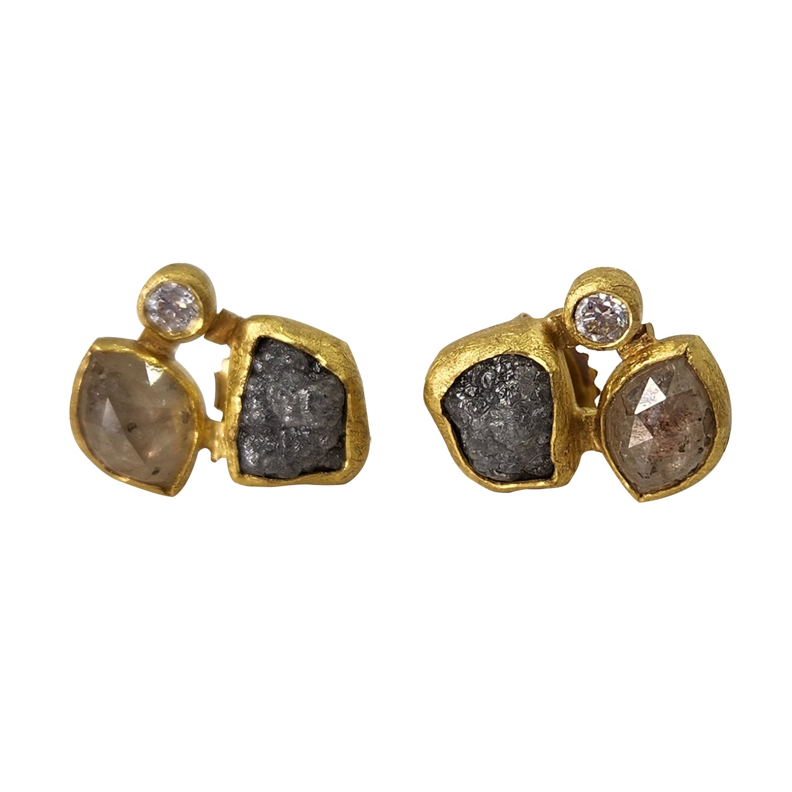 Mixed Diamond Earrings