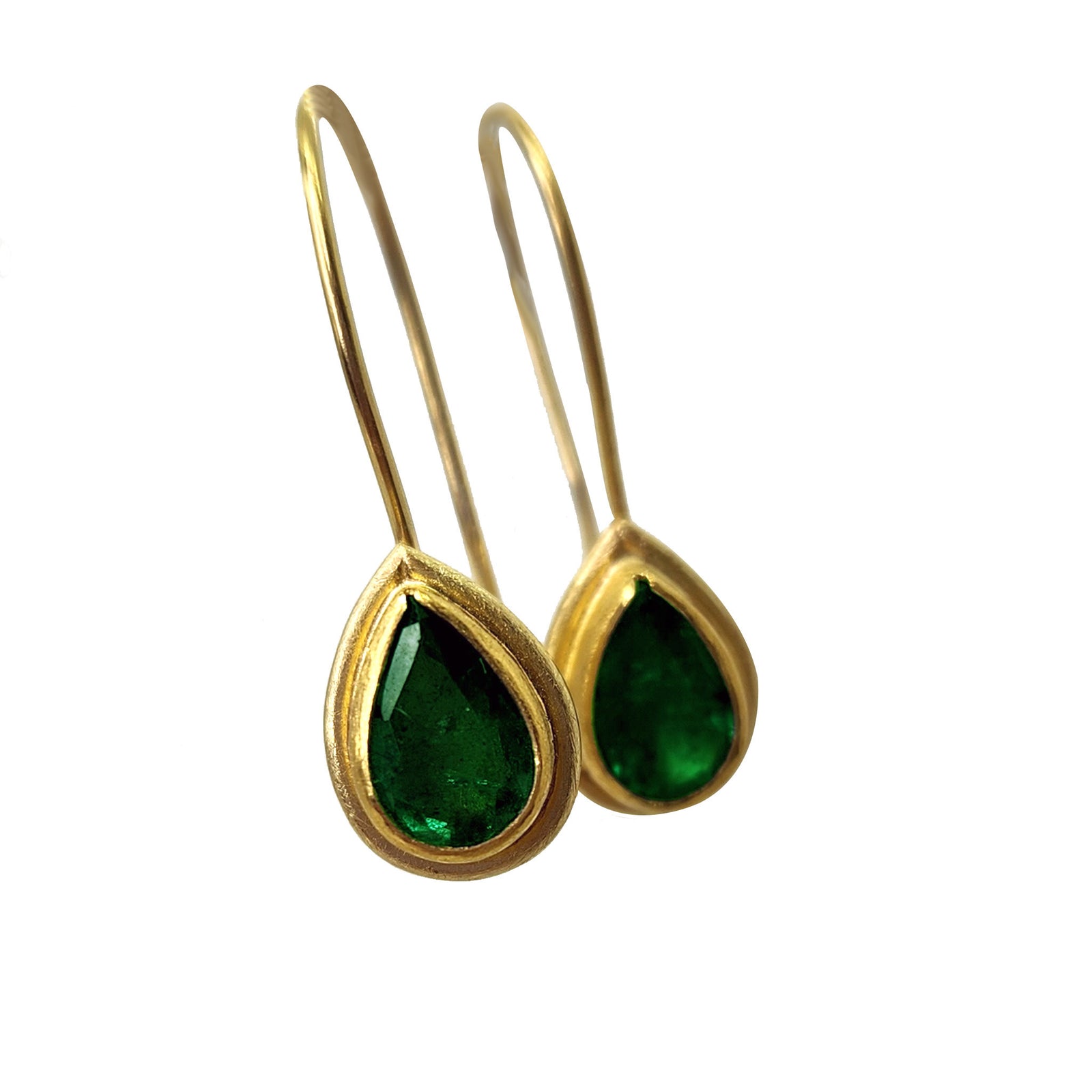 Emerald Drop + Earrings