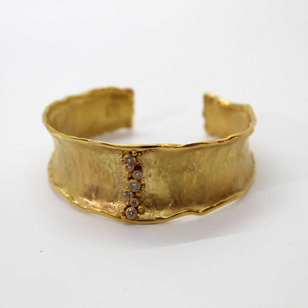 Gold + Diamond Bangle