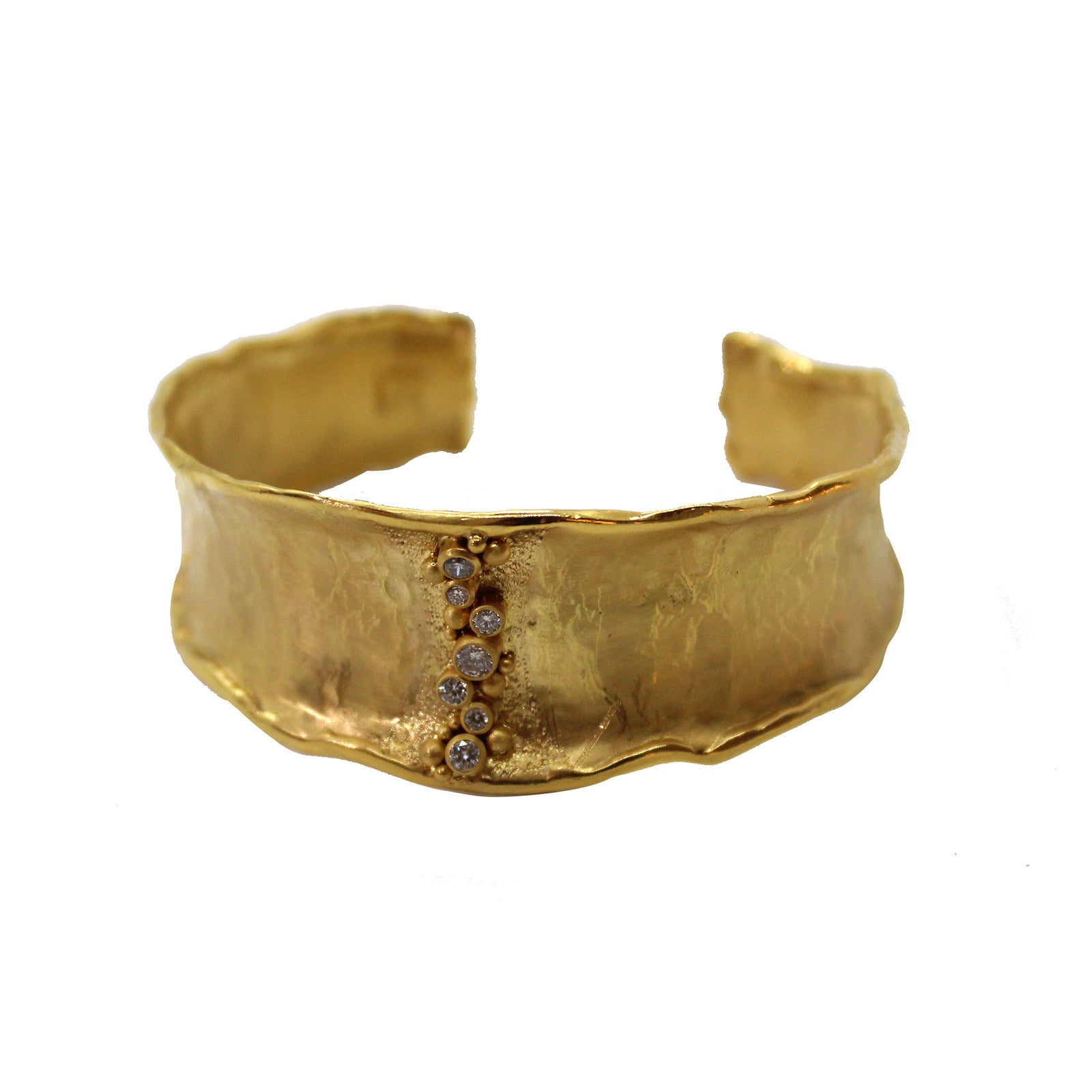 Gold + Diamond Bangle