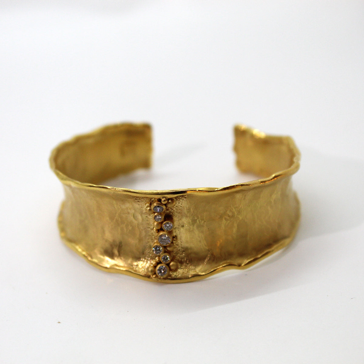 Gold + Diamond Bangle