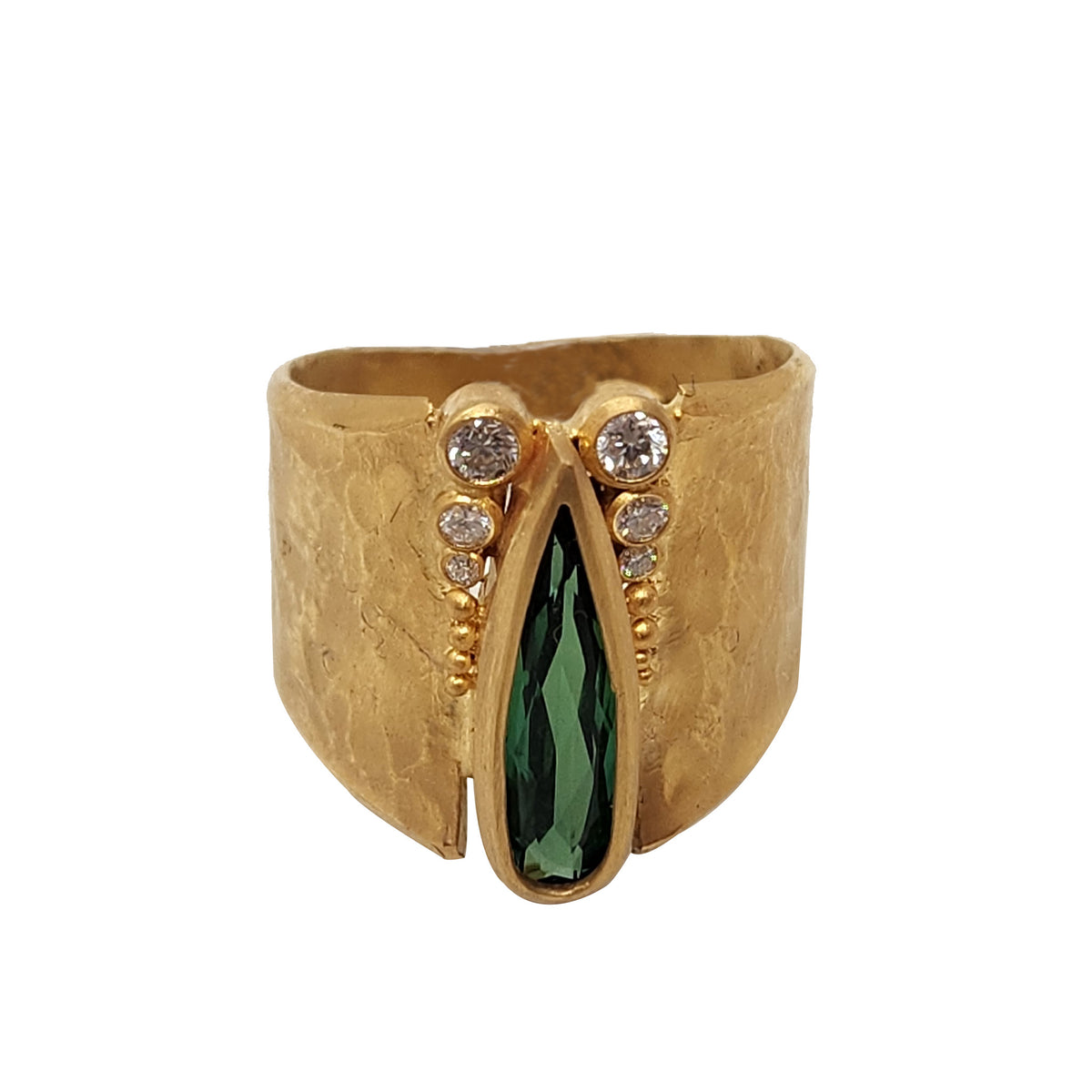 Diamond + Tourmaline Ring