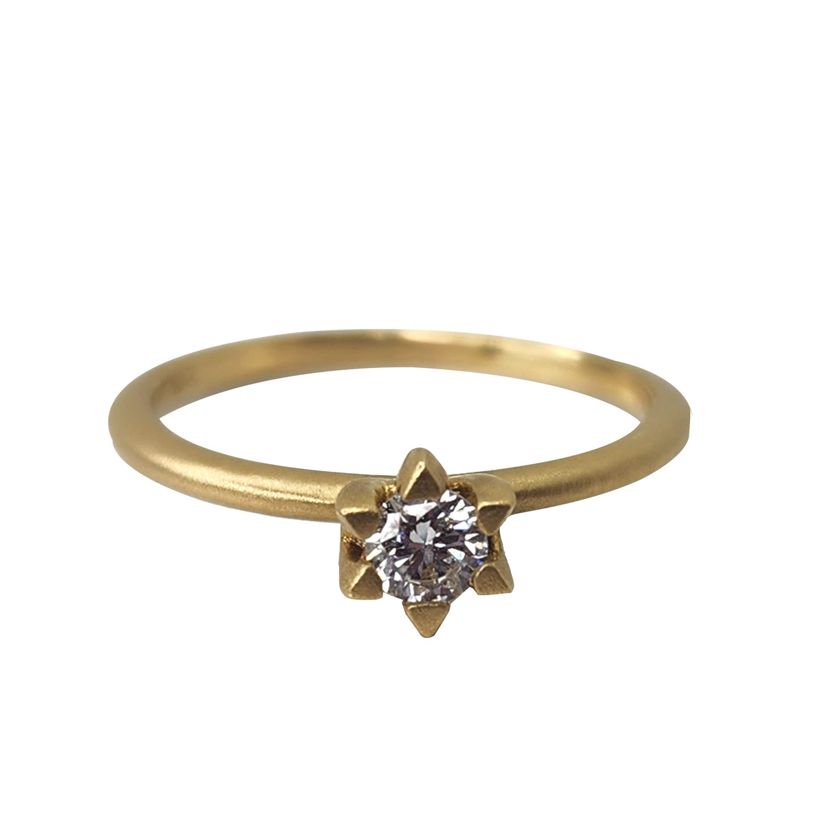 Hera + Solitaire Ring