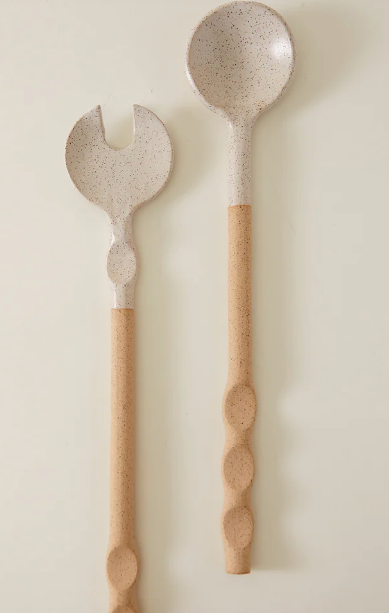 Dash Serving Spoons + Speckled White