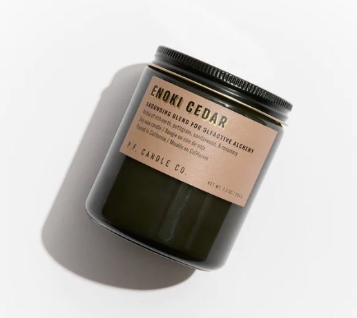 Enoki Cedar + Soy Candle