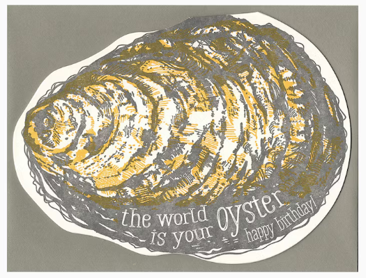 World Oyster + Bday + Card