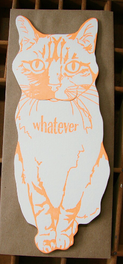 Whatever Cat + Gift Card