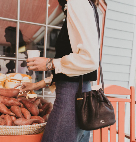 Petite Bucket Bag + Black