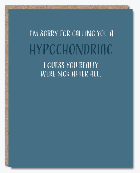 Hypochondriac + Card