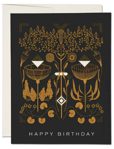 Amber Gold Birthday + Card