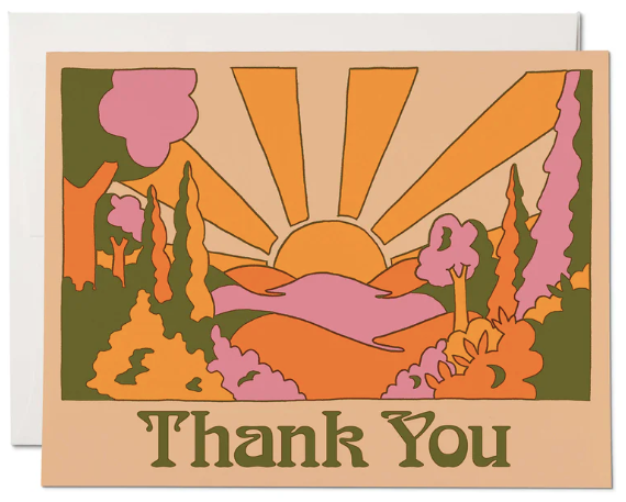 Sunrise Thank You + Card