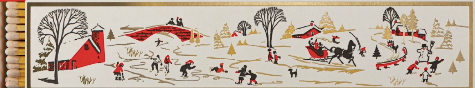 Winter Snowscape + Matches