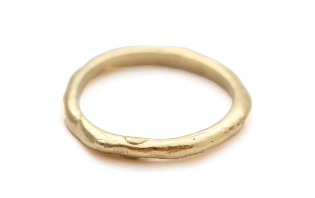 Organic Texture + Gold Ring