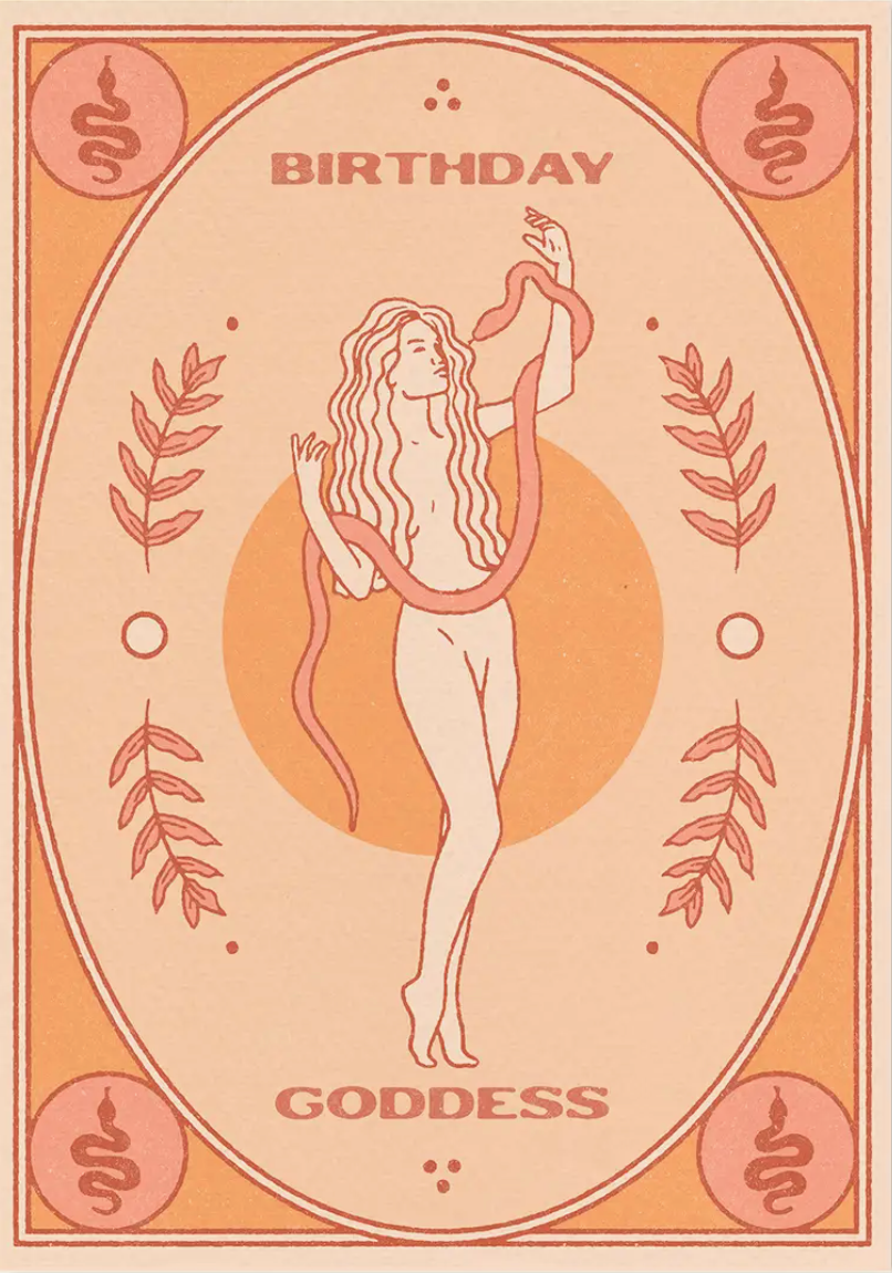 Birthday Goddess + Card