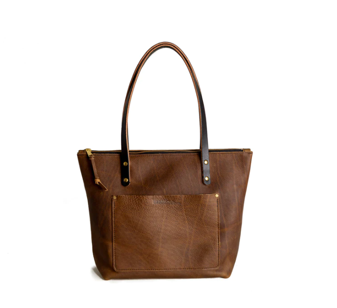 Urban Zipper Tote + Leather