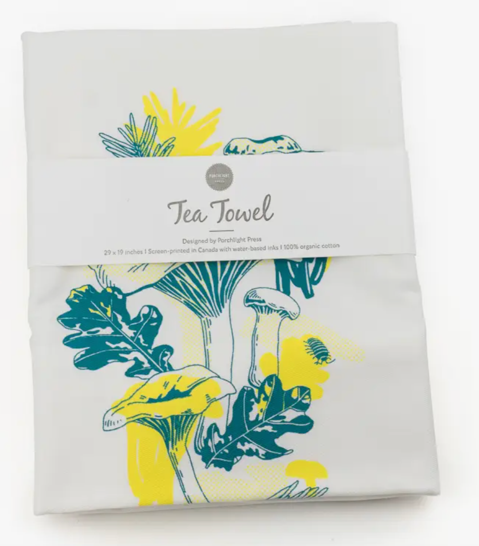 Chanterelle Mushroom + Tea Towel