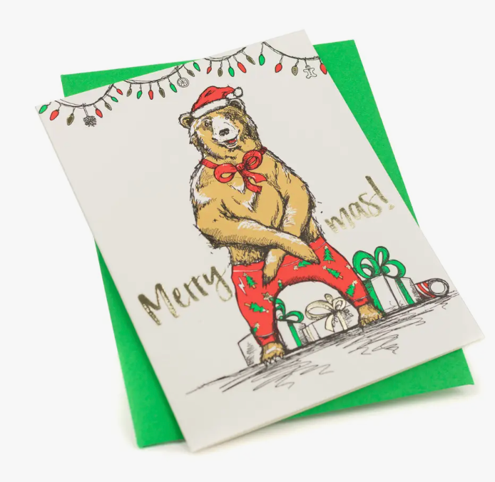 Merry Christmas Bear + Card