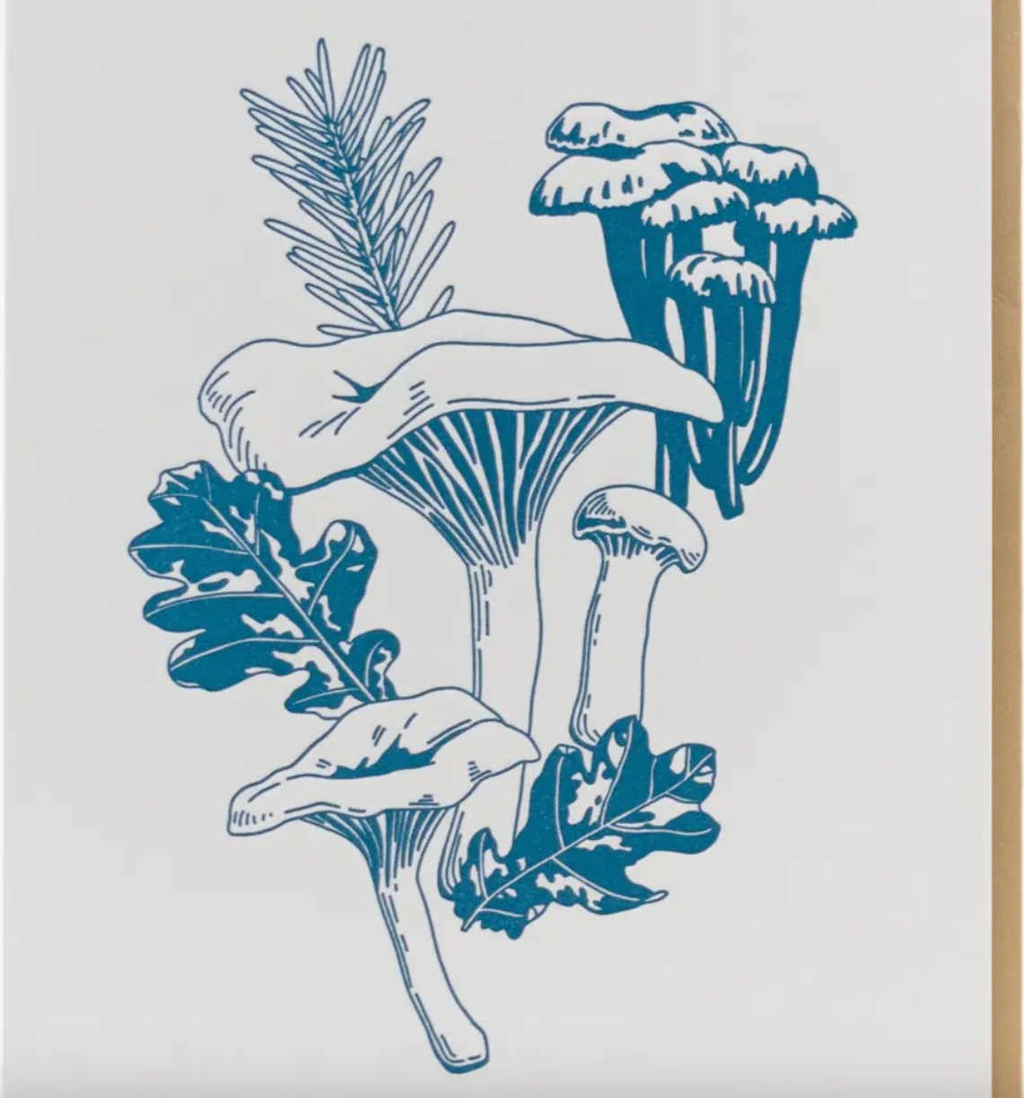 Chanterelle Mushroom + Card