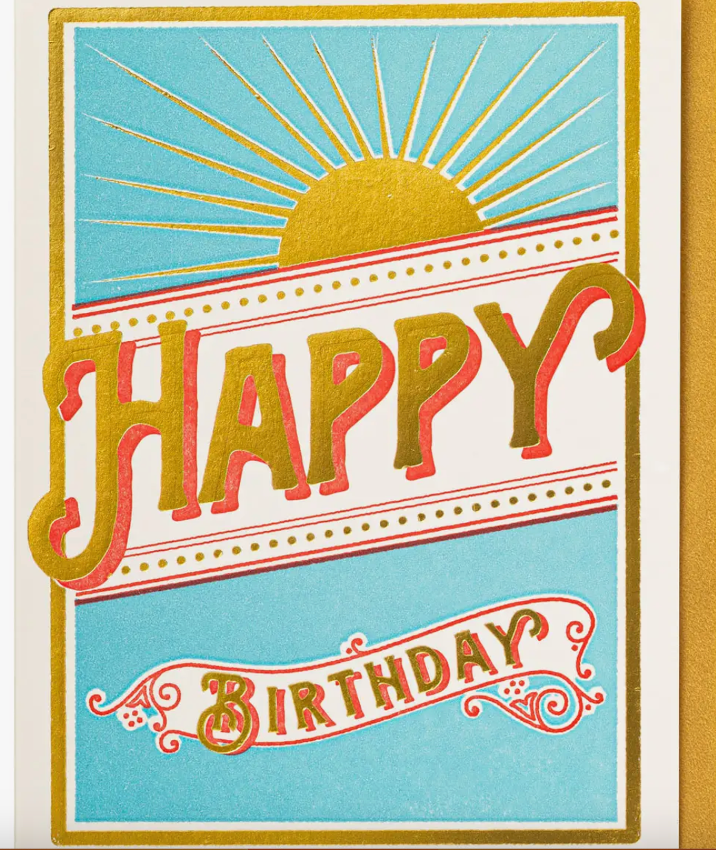 Birthday Sunburst + Card