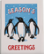 Christmas Penguins + Notecard