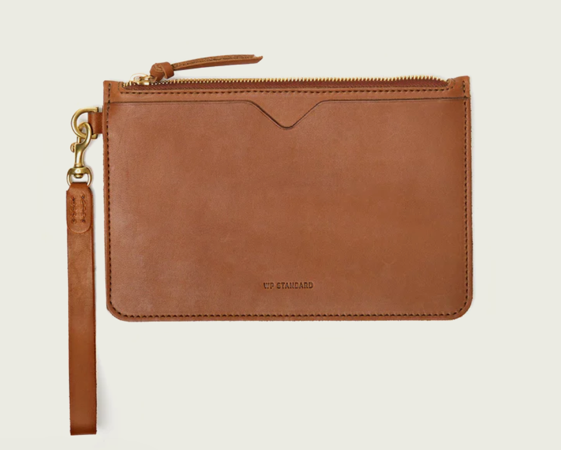 Leather + Wristlet
