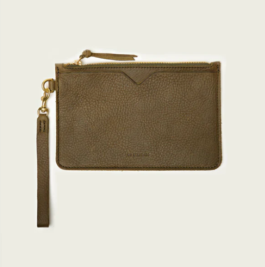 Leather + Wristlet