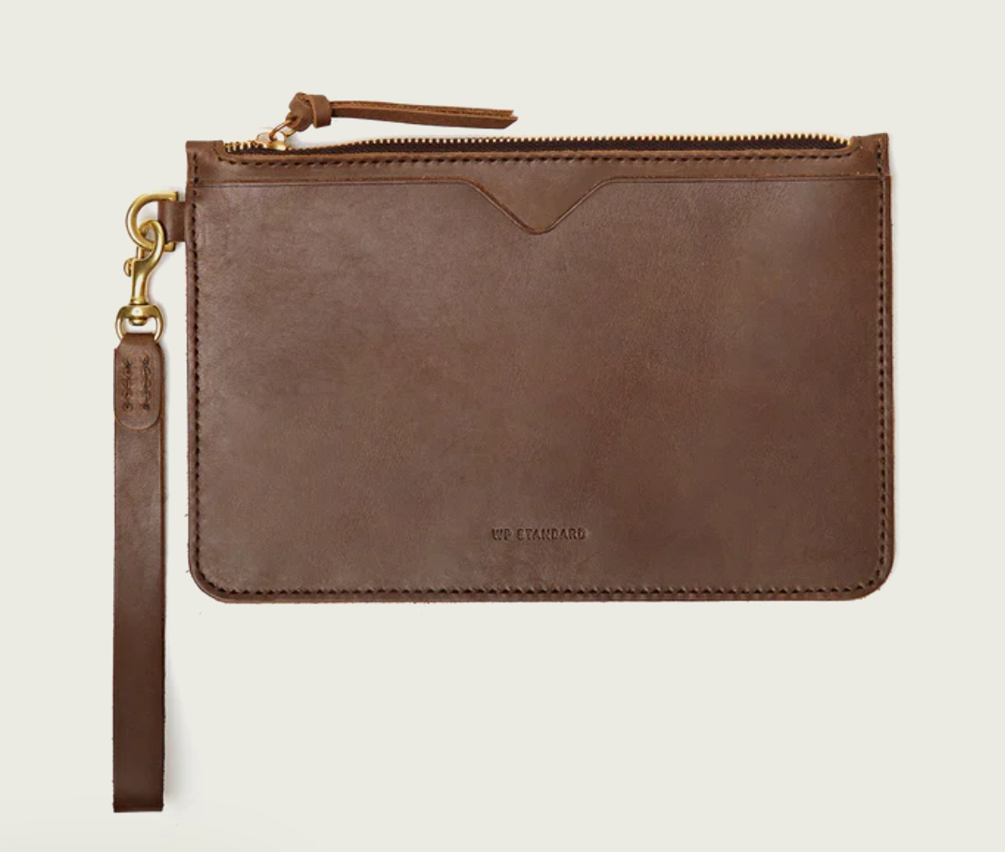 Leather + Wristlet
