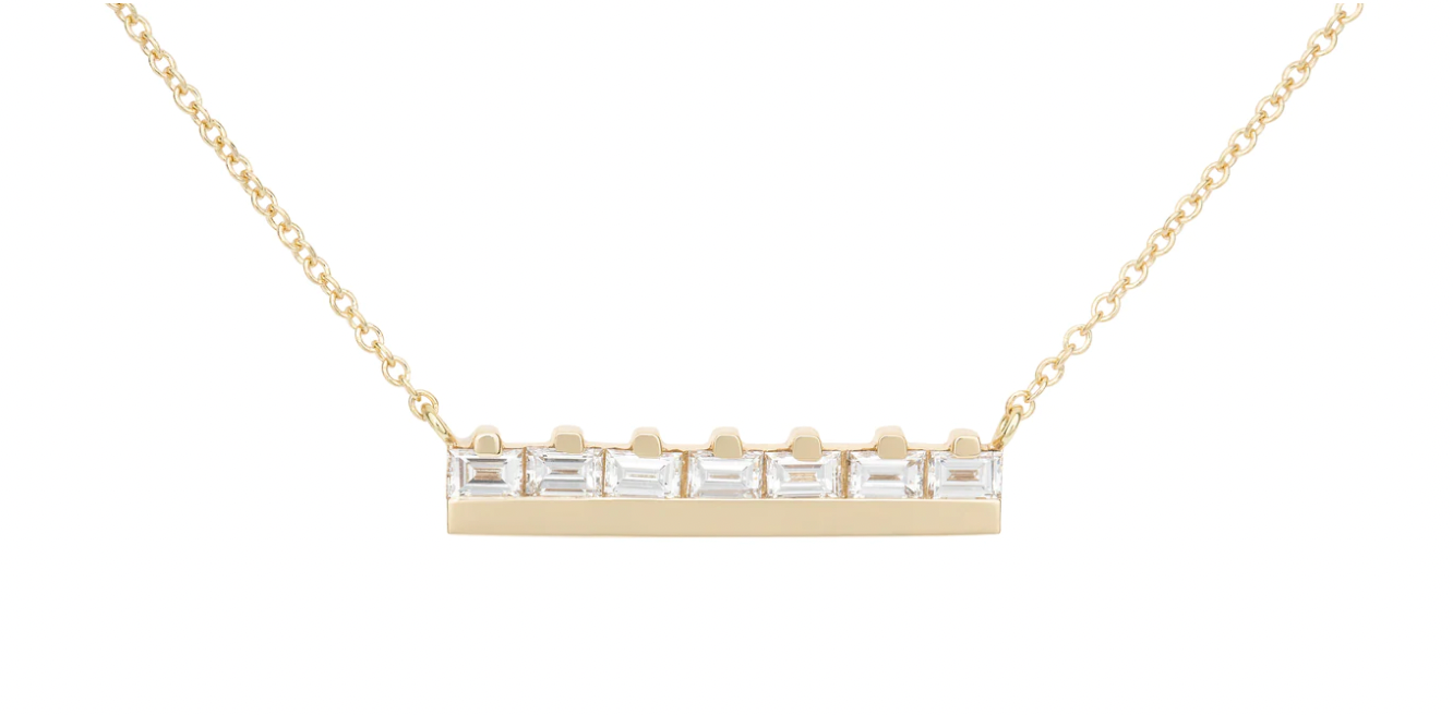 At the Bar Necklace + 7 Diamonds
