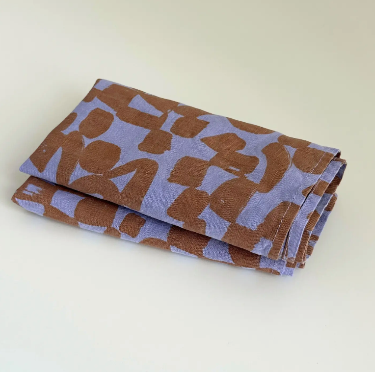 Cloth Napkins + Lilac