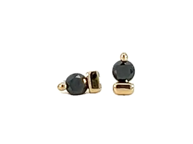 Bambino Black Diamond + Piercing SINGLE Stud