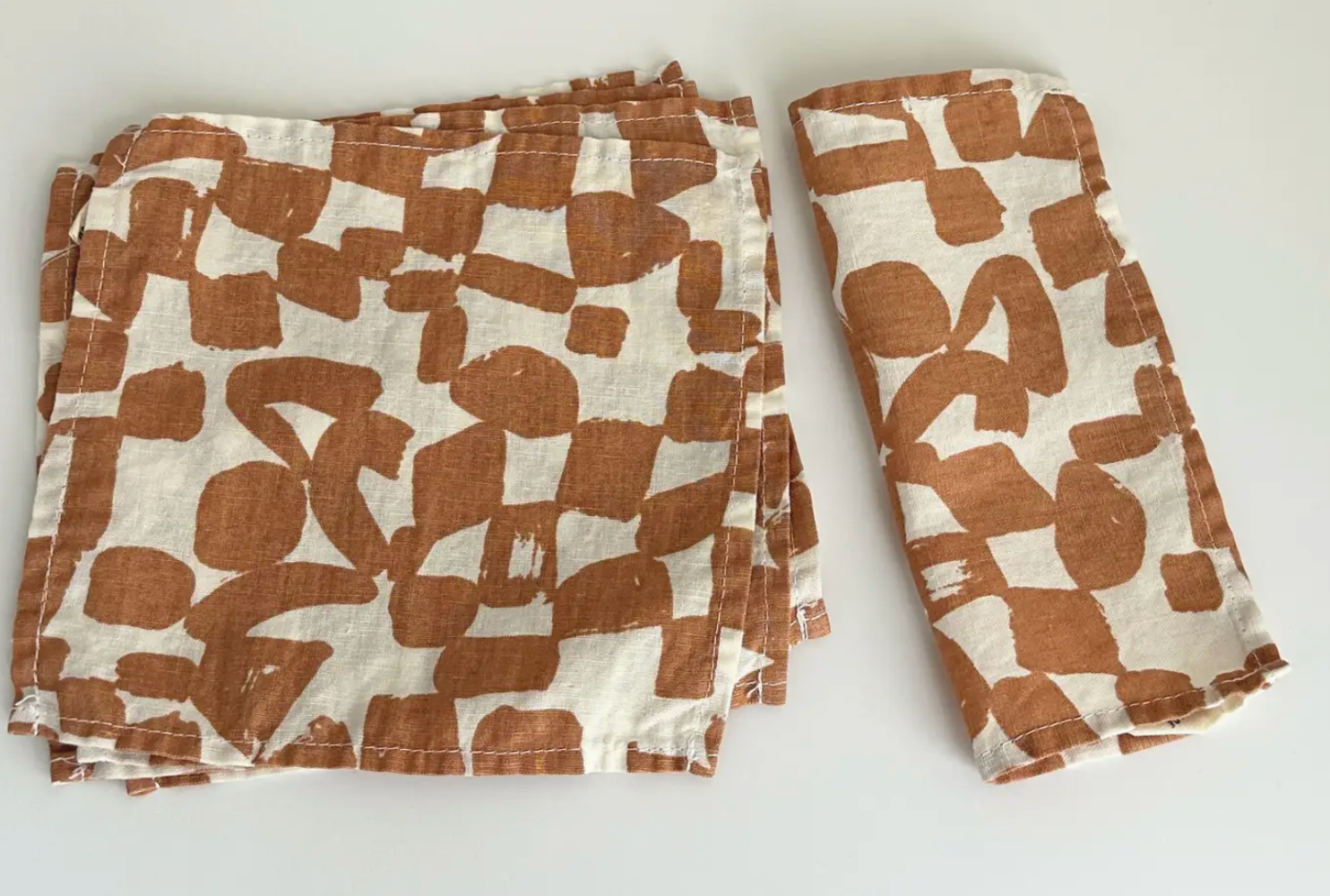 Cloth Cocktail Napkin + Amber Natural