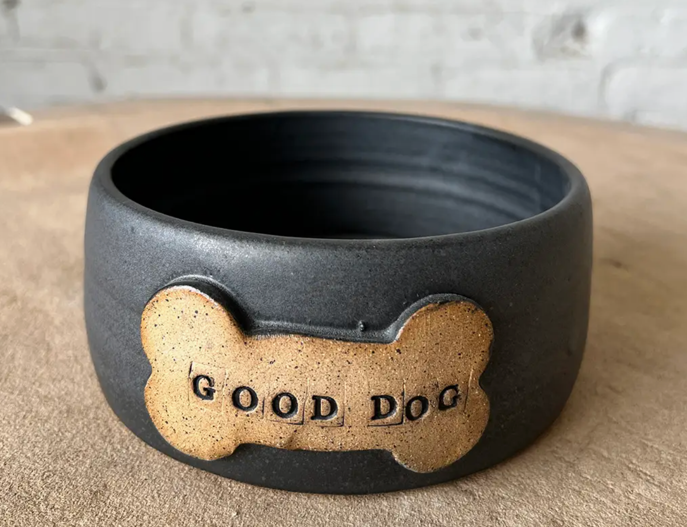 Handmade Ceramic + Dog Bowl
