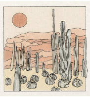 Desert Scene" Print