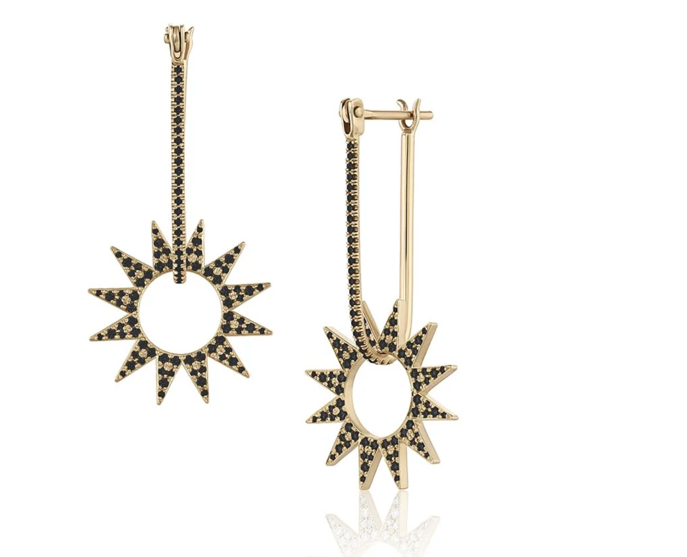 Pave + Spur Earrings