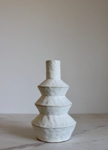 Warm White Zig-Zag 3 + Vase