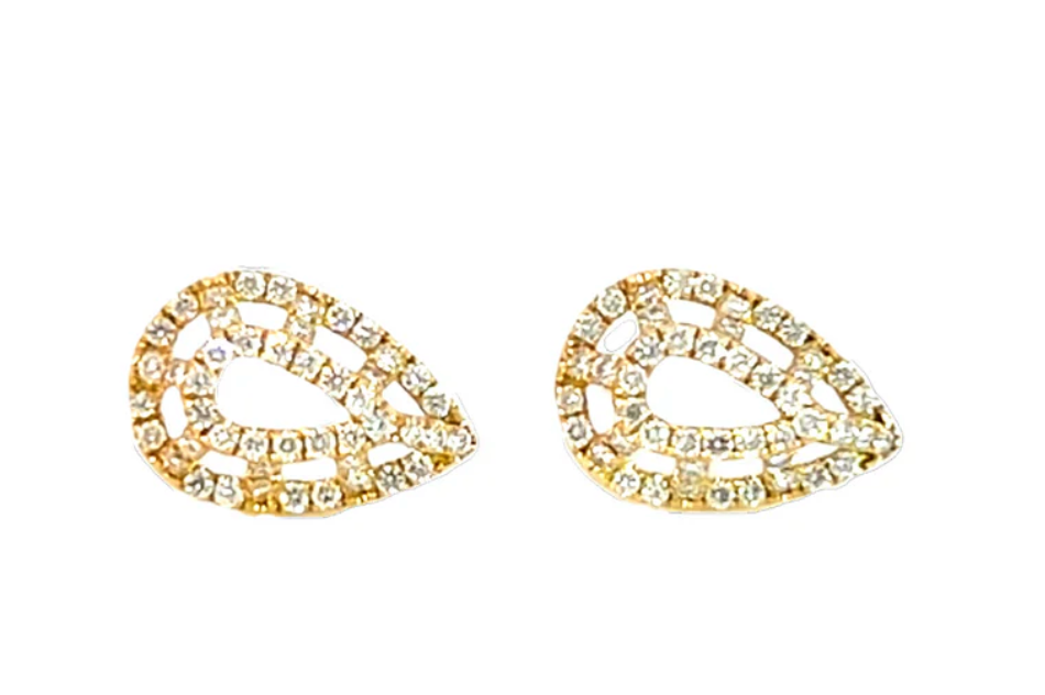 Mesa Pear Shaped Diamond + Studs