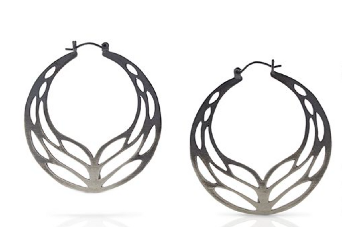 Large Winged + Hoops