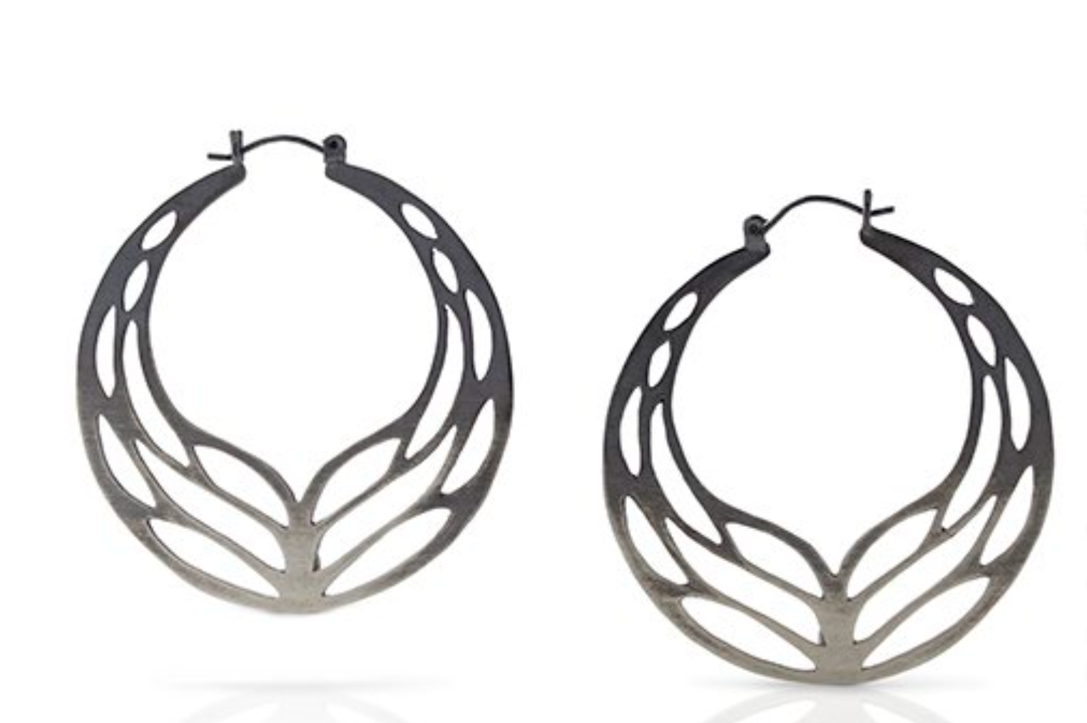 Large Winged + Hoops