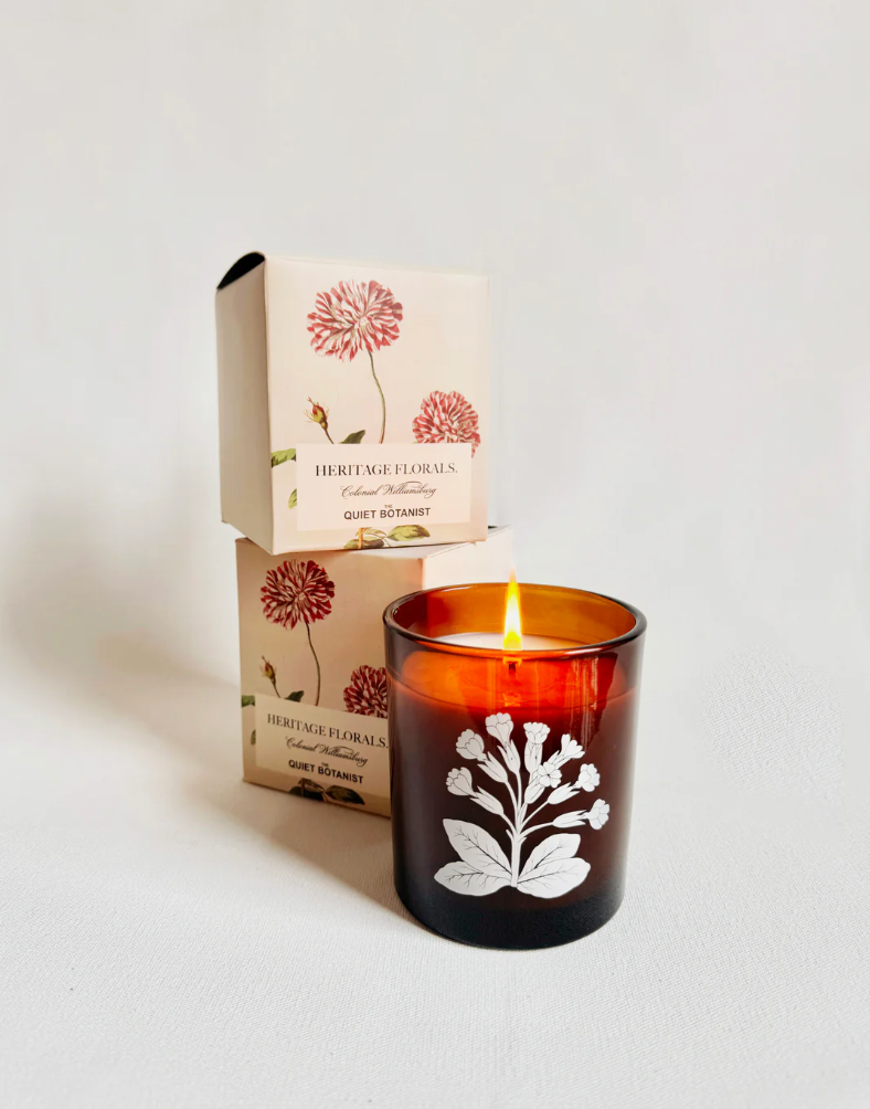 Heritage Flowers + Candle