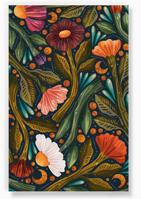 Nightsky Floral + Notebook