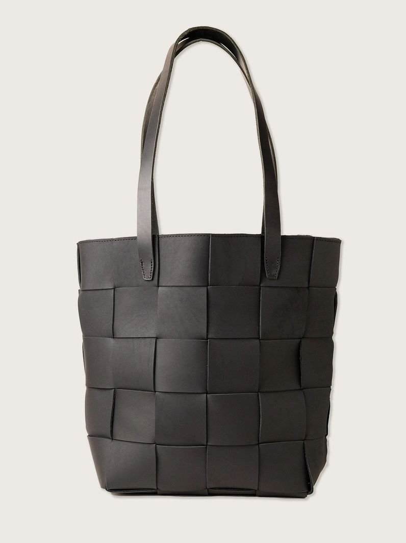 Woven Leather + Tote