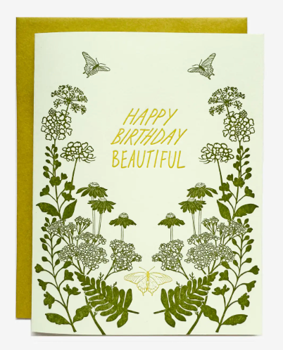 Happy Birthday Beautiful + Card