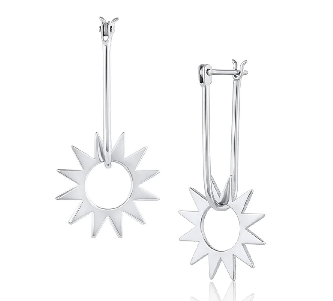 Spur + Silver Earring