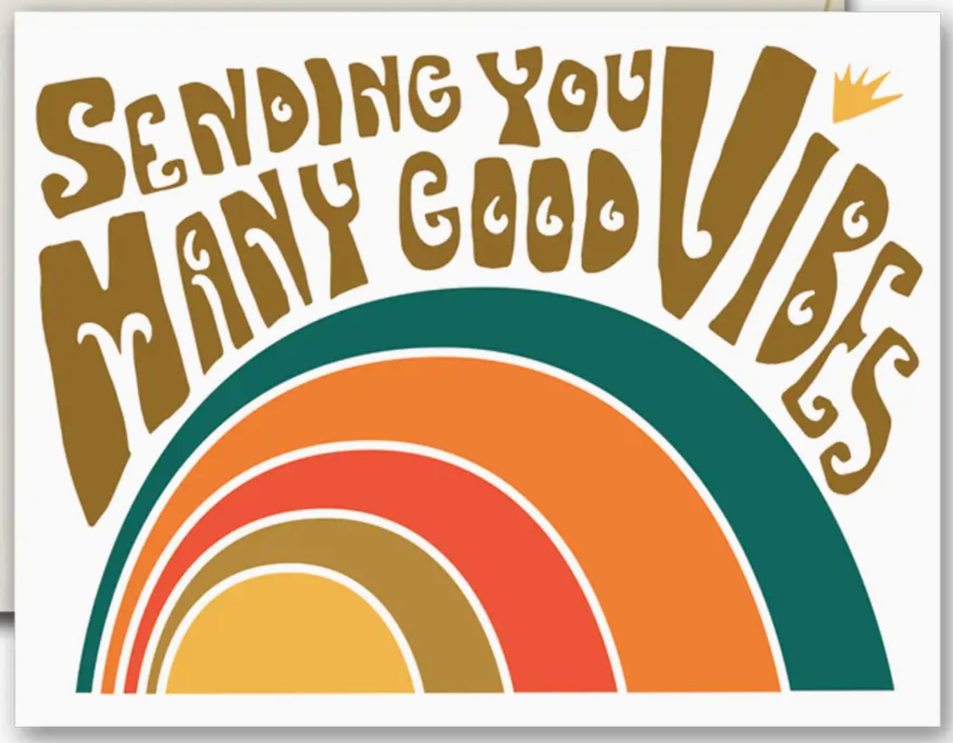 Sending You Many Good Vibes + Card