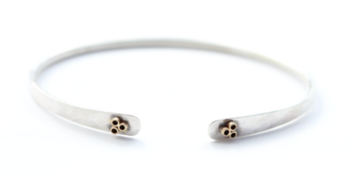 Silver + 6 Ring Bangle