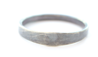 Oxidized Silver + Ring