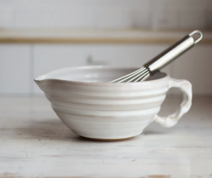 Ceramic Mixing + Bowl
