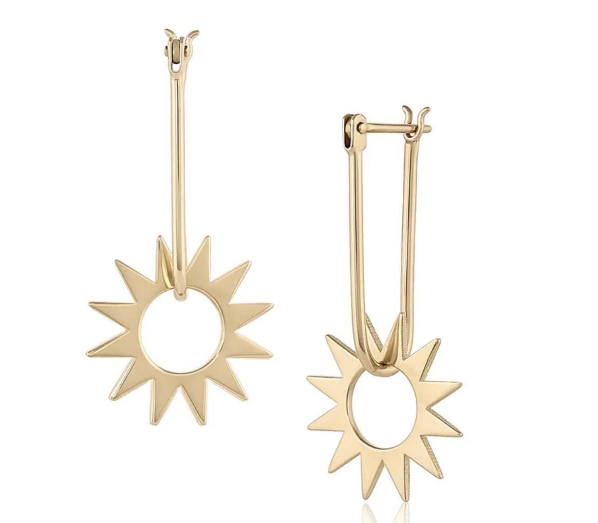 Spur Earring + Gold