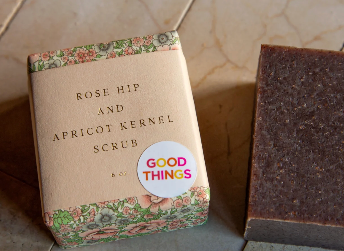 Rose Hip + Apricot Scrub Soap